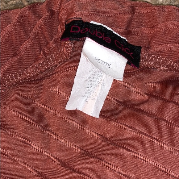 Rust Color Pencil Skirt - Picture 5 of 6